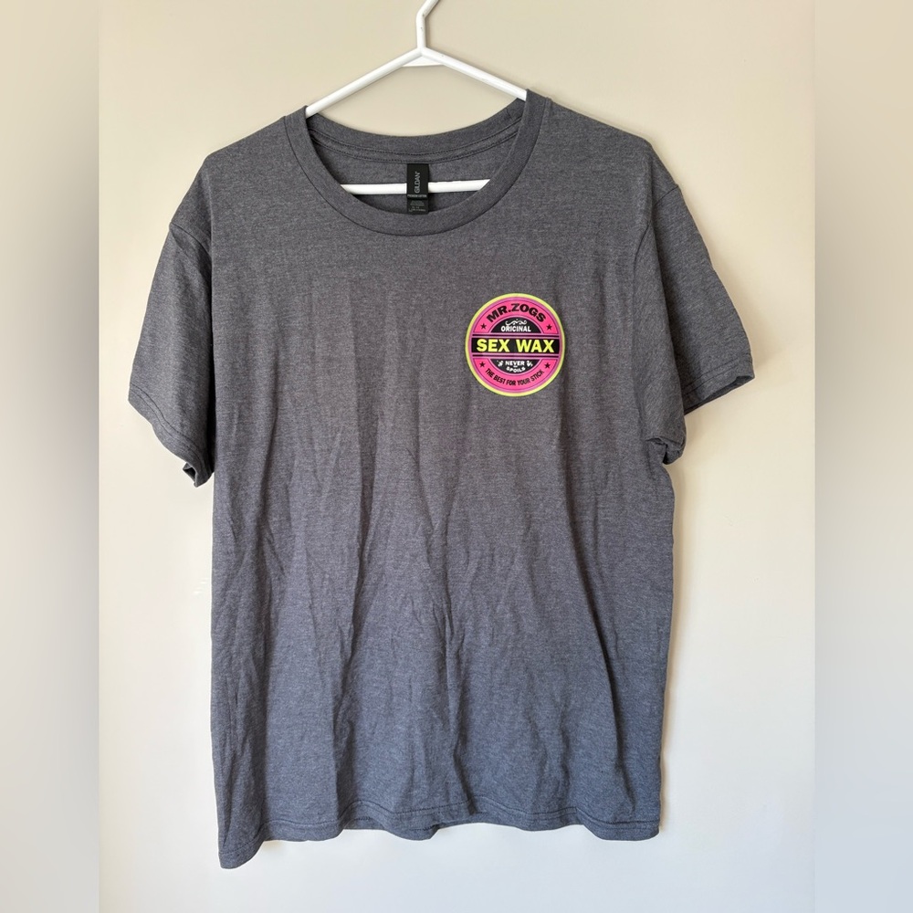 Sex Wax Heather Gray Premium Cotton Blend Tee